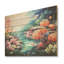 «Realistic Underwater Coral Garden III» - impression de corail sur bois-1799049681