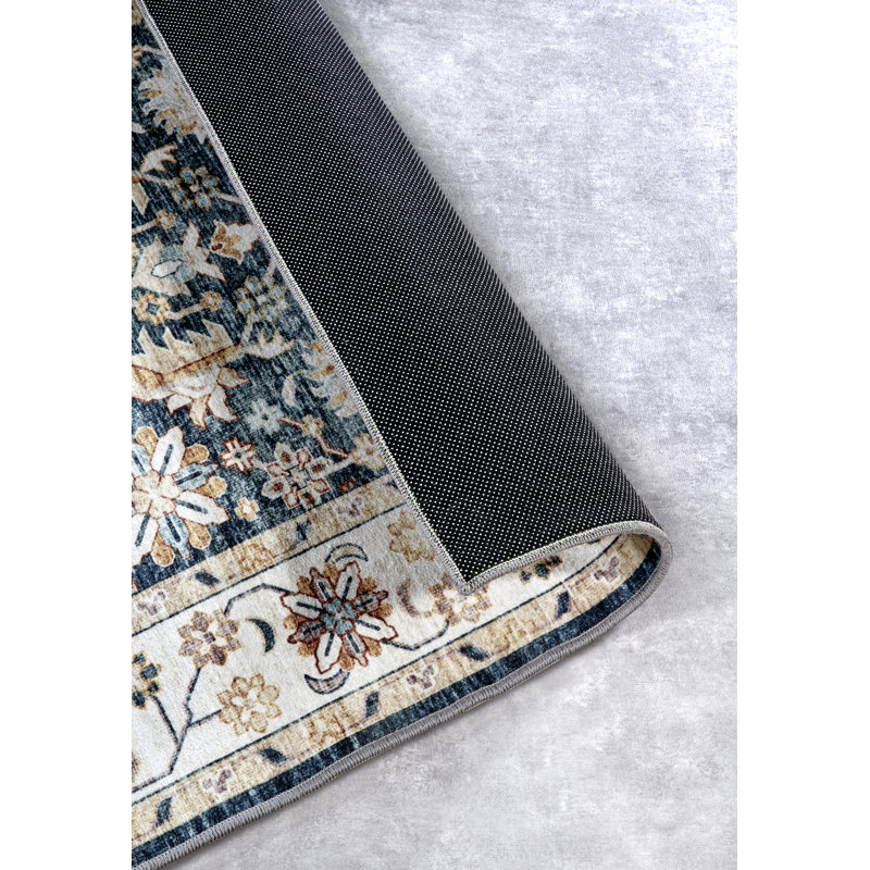 Saveh Oriental Machine Woven Area Rug, Rectangular 80 x 150cm