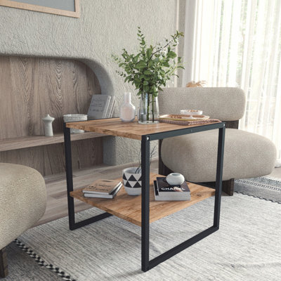 Aeleigh Solid Wood Coffee Table with Storage