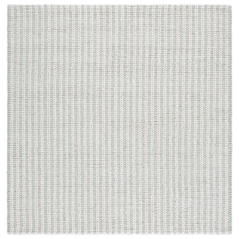 Dupont 225 Hand Loomed Performance Striped Rug, Square 6'