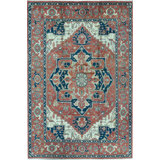 Hand-Knotted High-Quality Rust Area Rug