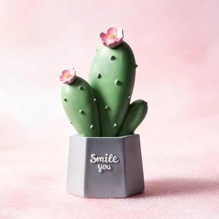 Artificial Cactus Figurine