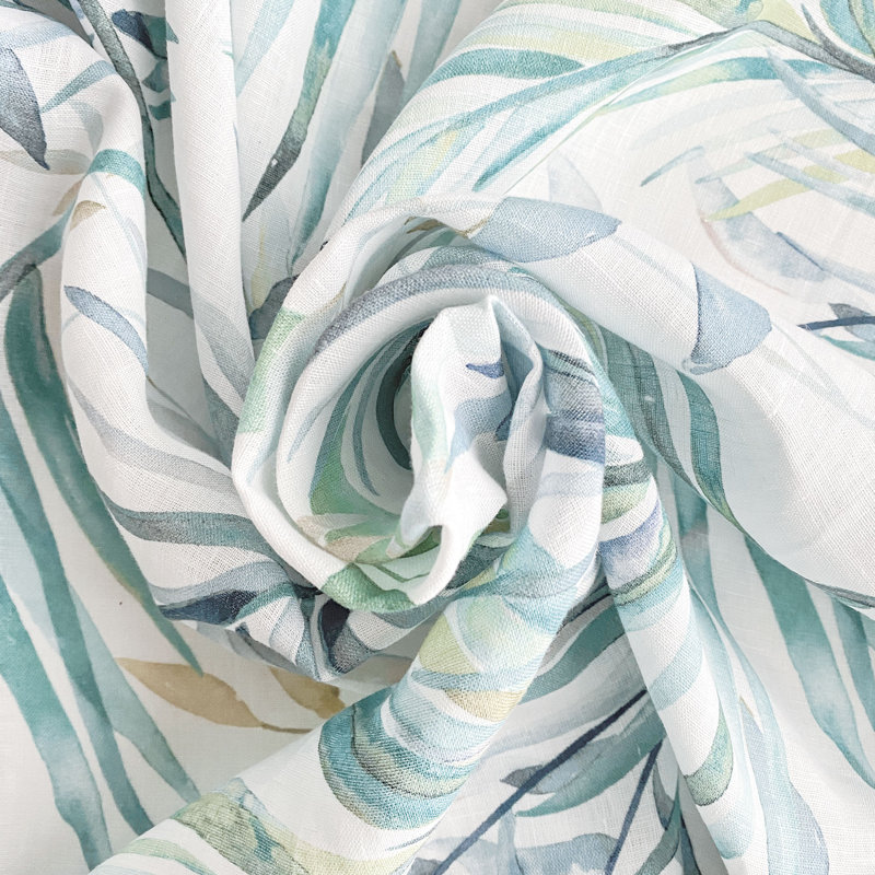 Eastern Accents Laguna Iza Aqua Fabric | Wayfair