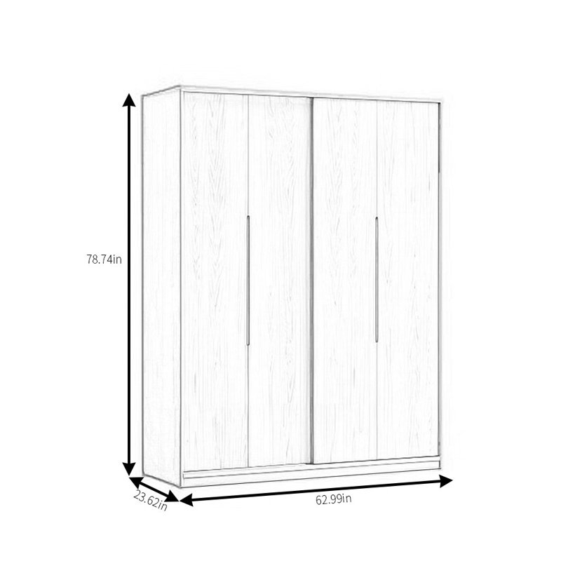 Maivish, H 78,74 po x l 62,99 po x P 23,62 po