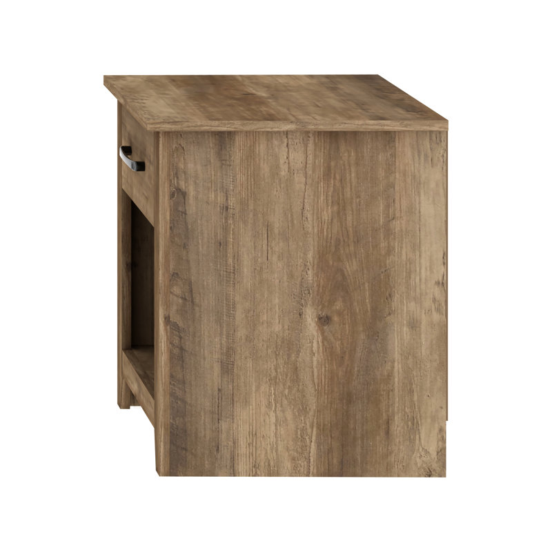 Walter 1 Drawer Nightstand, Knotty Oak