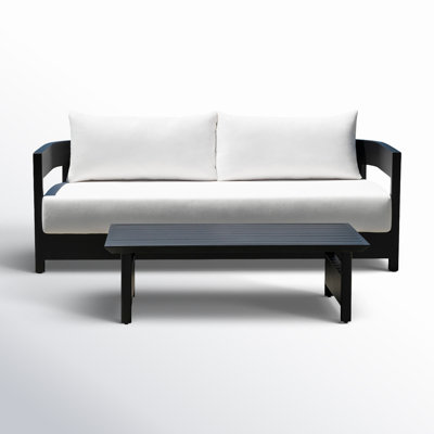 Everlee Outdoor Sofa And Coffee Table Set