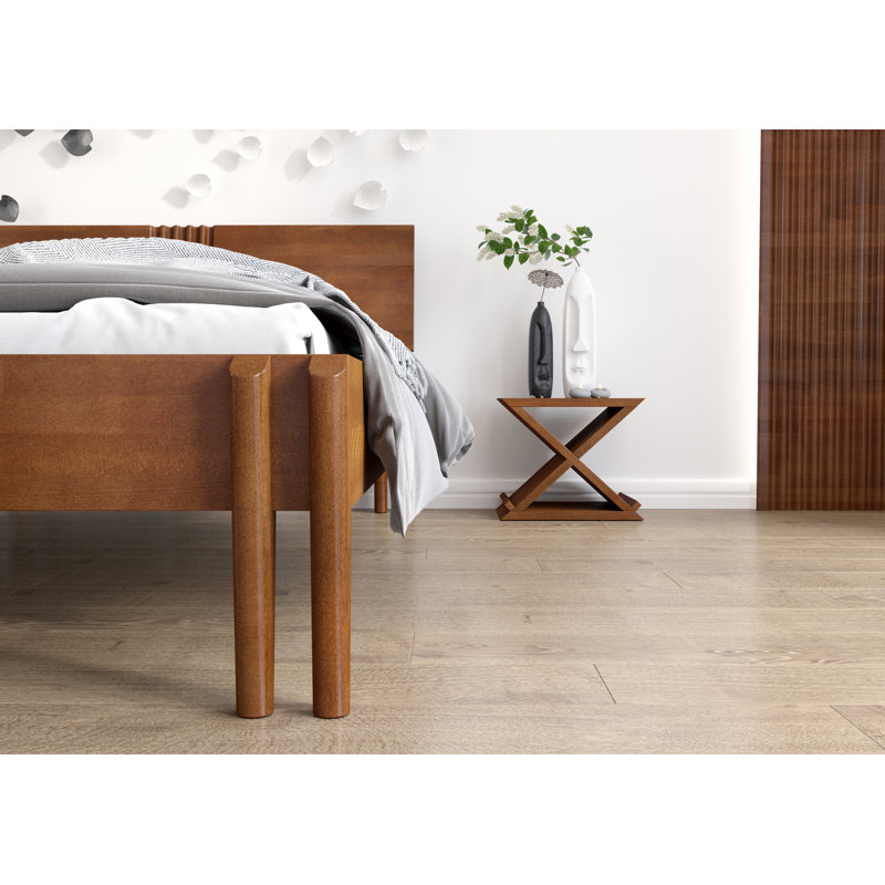 Solid Wood Bed, Super King (6'), Walnut