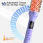 Brosse thermique pour un look éclatant, brosse ronde chauffante de 1,5 pouce, fer à friser avec contrôle de la température à 10, styler chaud à double tension pour le voyage-121296420