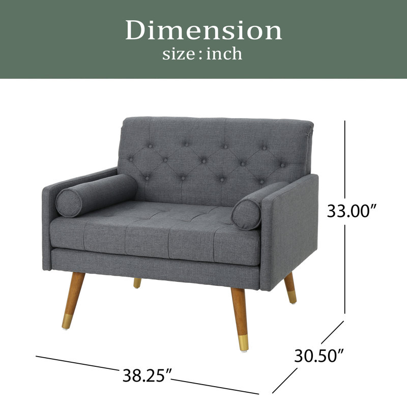 CHAISE CLUB, Gris foncé