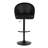 Maddison High Back Faux Leather Adjustable Barstool With Rounded T Footrest-106896002-106896004