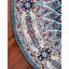 Tapis traditionnel Kelayeh couleur cobalt