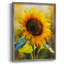 «FLORAL Series», impression encadrée en bois massif-1404259870