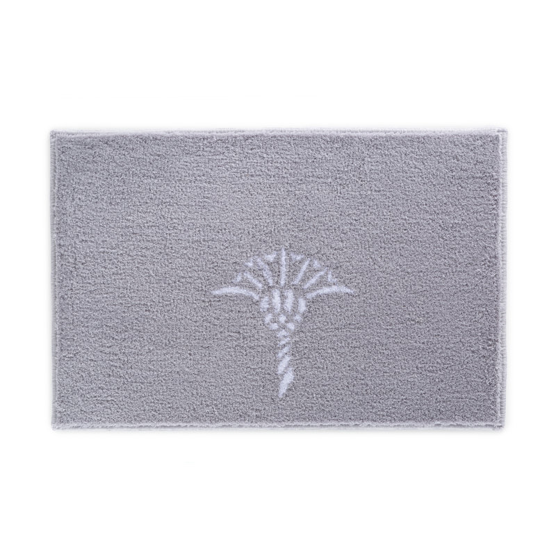 Cornflower Non-Slip Bath Rug, Pebble, 70 x 120cm