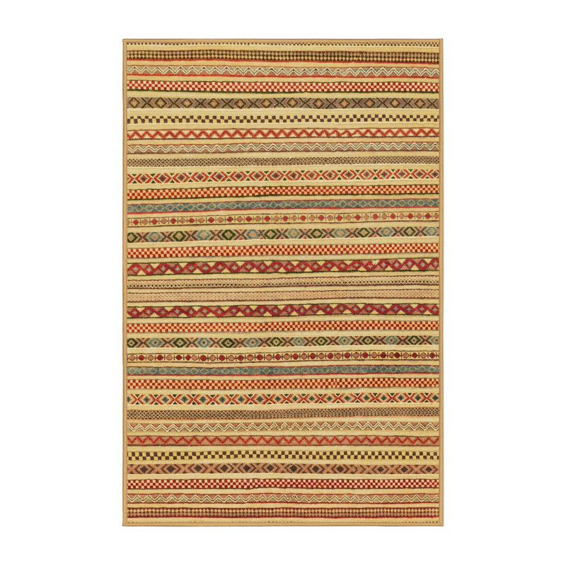 Striped Indoor Rug, Rectangle 8' x 10'