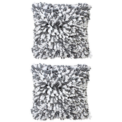 Abstract Cotton Throw Pillow