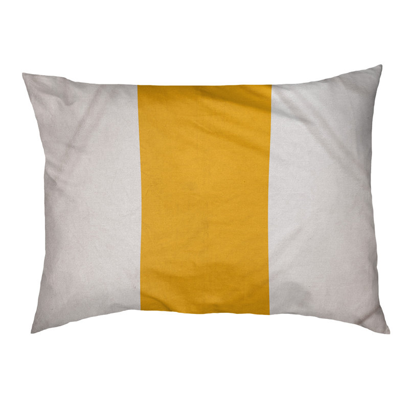 Coussin de lit pour chien Cincinnati, Moyen (l 28 po x P 18 po x H 6 po), Blanc / Doré
