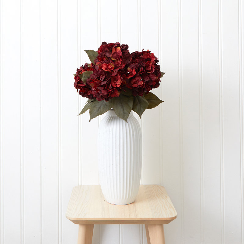 Hydrangea Arrangement, Burgundy