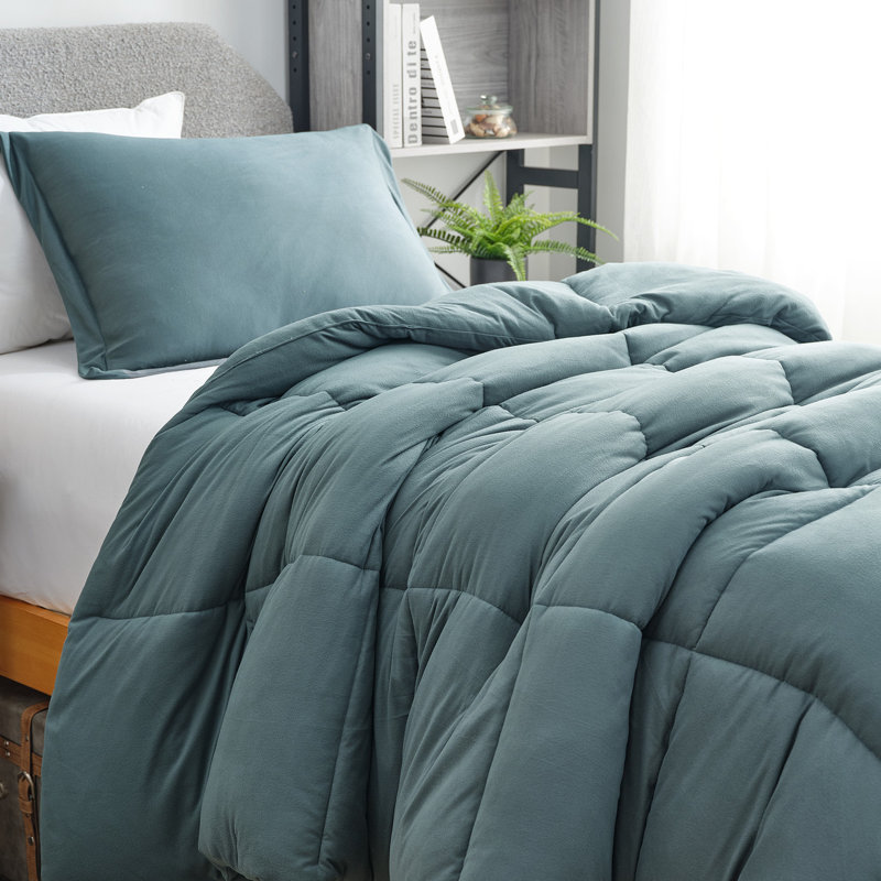 843249116664, Twin XL Comforter + 1 Standard Sham, Green