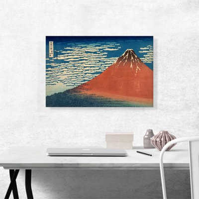 «Fine Wind, Clear Weather Red» par Fuji 1831 - reproduction imprimée