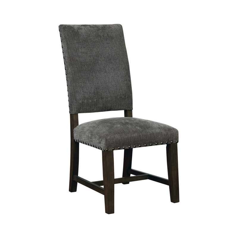 Milton 19.5'' H Upholstered Side Chair, Gray