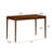 NTC Mingle Modern Wooden Rectangle Desk Table with Hidden Drawer – Waterproof & Heat Resistant, Dark Walnut-780415367