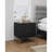 Dumbo 20" Fluted Nightstand in Black (2-Drawer)-743477035