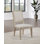 Carleon Cushioned Dining Side Chair White Washed