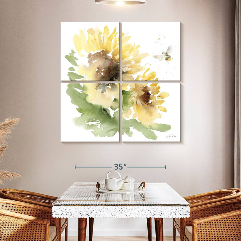 Harnek Sunflower Meadow II, 45" H x 45" W