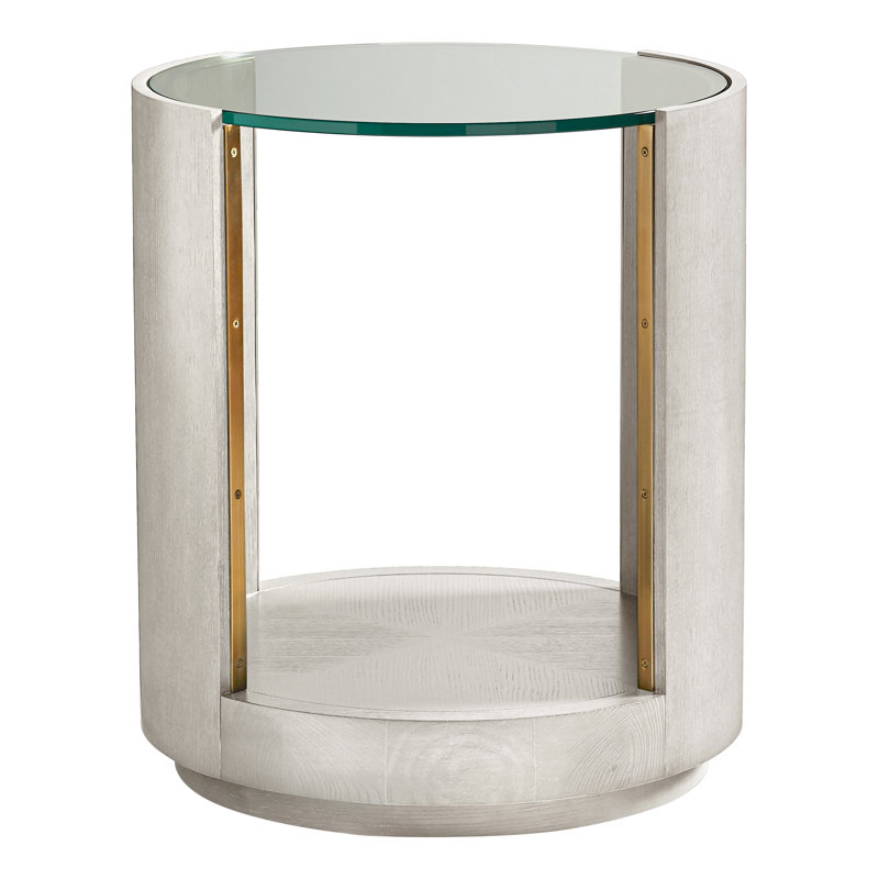 Axis III Round Lamp Table, Casa Blanca