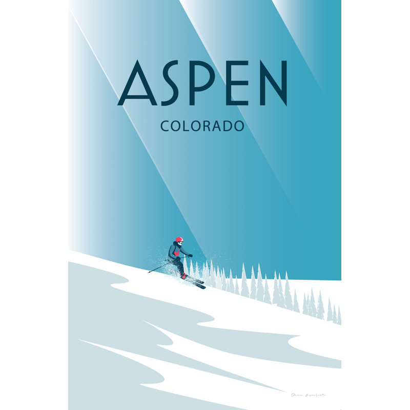 "Aspen" par Omar Escalante - impression sur toile tendue, H 18 po x l 12 po