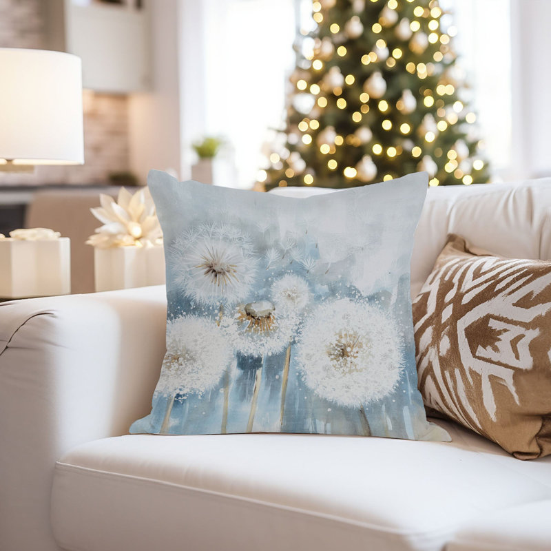 Botanical Dandelion Dreams Modern, H 16 po x l 16 po