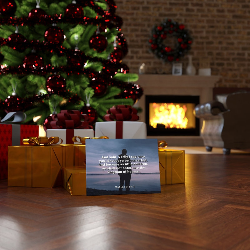 Kingdom Of Heaven Matthew 18:3 - Wrapped Canvas Print, 61cm H x 76cm W