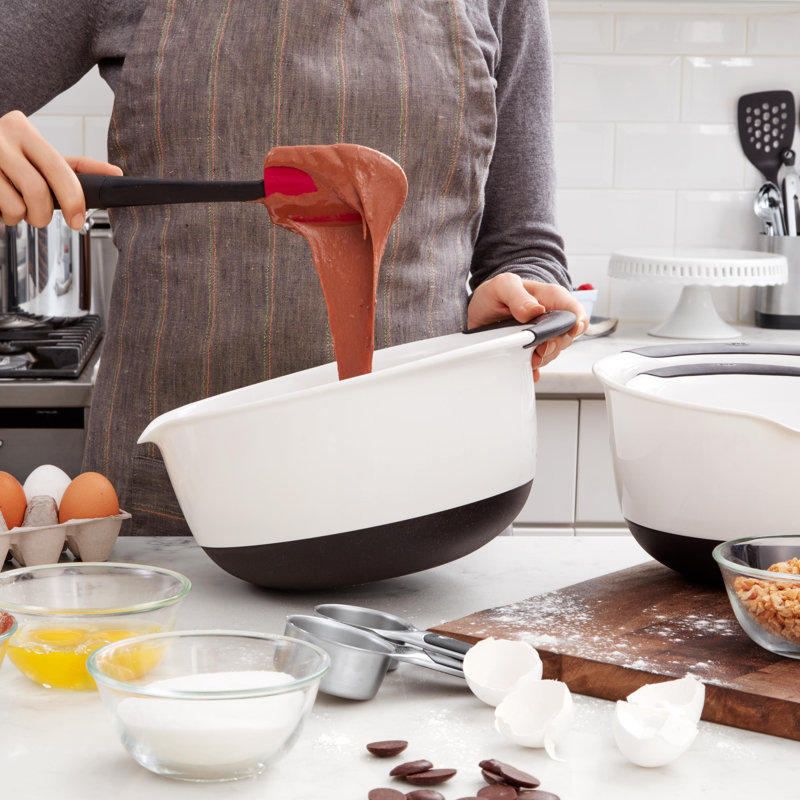 Good Grips 3-Piece Mixing Bowl Set, Black