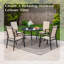 Fauteuil de patio empilable en aluminium Alyah-108288560