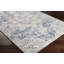 Tapis floral ivoire / bleu marine Hoisington-962093712