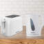 Essentials White Plastic Kettle & 2-Slice Toaster Set-125002217