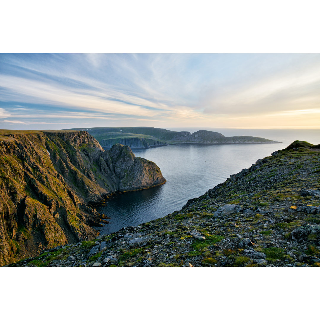 Klippen des Nordkaps - Leinwandbild