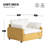 Oversized Chenille Single Sofa Chair with Pillows