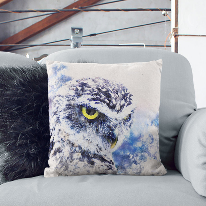 Square Throw Cushion, 40cm H x 40cm W x 15cm D