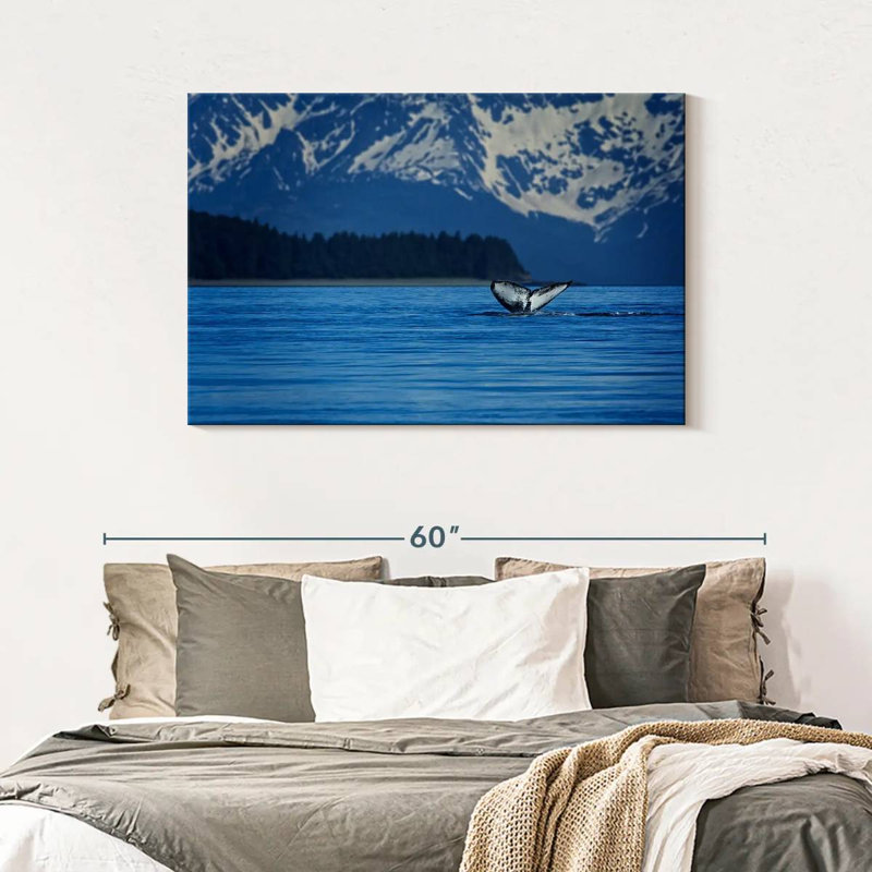 Gillard Alaskan Humpback Whale Tail, 30" H x 45" W