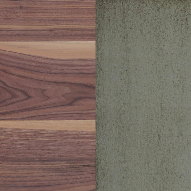 Natural Walnut Extension Dining Table