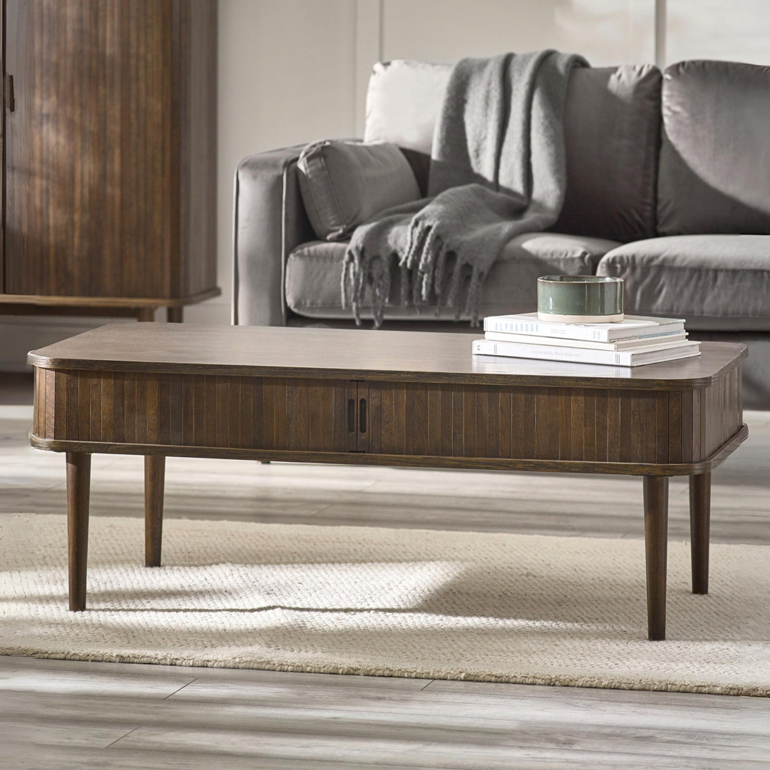 Misenheimer Four Leg Coffee Table with Storage