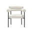 Élégantes chaises de salle à manger avec accoudoirs en tissu 2 pièces, structure-147944910-147944904