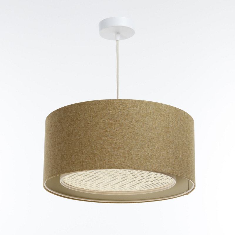 Mosansky 1 - Light Drum Pendant, Yellow Mustard