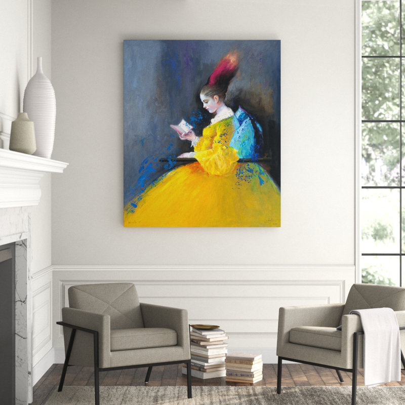 Homenaje A Fragonard/Muneca Print by Benito Cerna