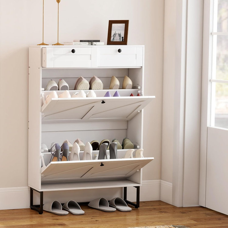 20 Pair Shoe Storage Cabinet