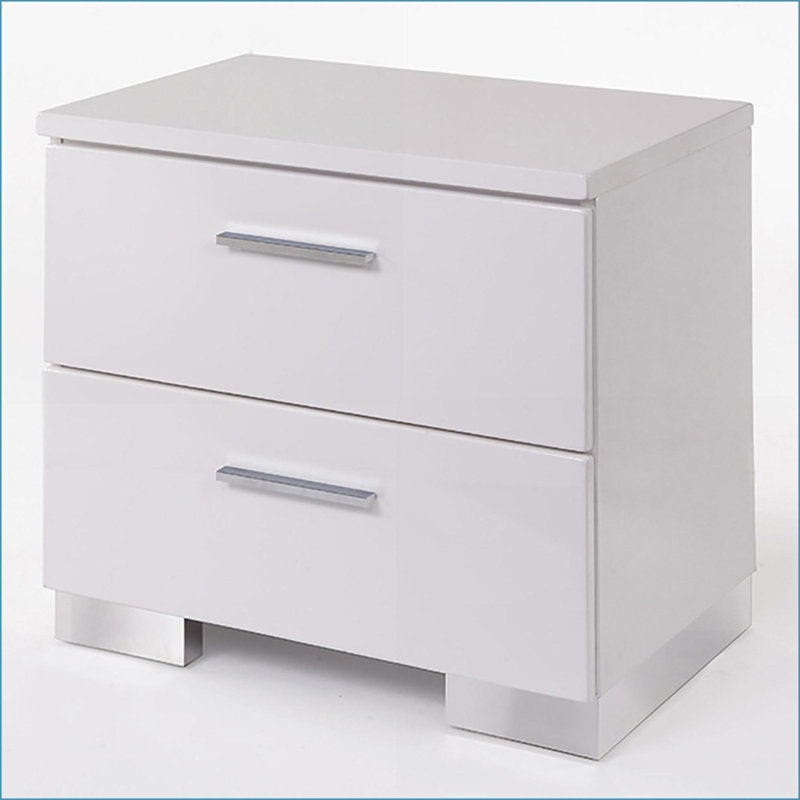 Table de chevet 2 tiroirs Modern
