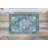 Ducote Washable Teal and Ivory Machine Woven Area Rug-568847917