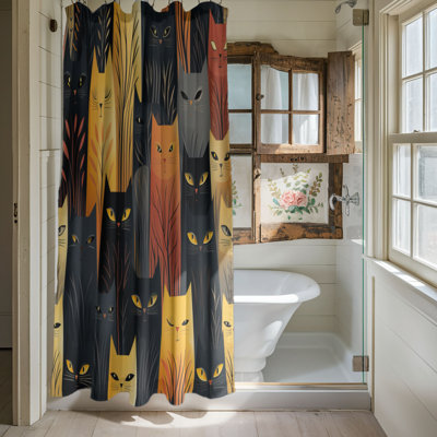 Bewitched Felines - Premium Shower Curtain