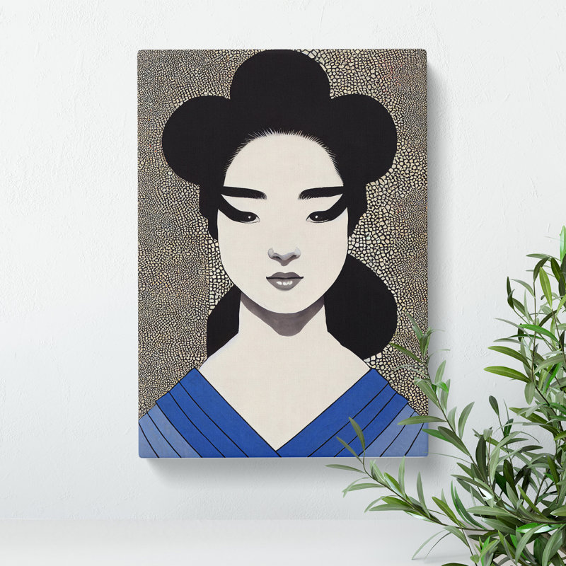 A Beautiful Geisha No.5 - Wrapped Canvas, 60cm H x 40cm W x 3cm D